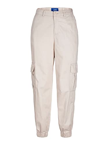 JACK & JONES Damen Jjxx Jxholly Rlx Cargo Hw Pant Noos Cargo-Hose, Moonbeam, S / 34L JACK & JONES Damen Jjxx Jxholly Rlx Cargo Hw Pant Noos Cargo-Hose, Moonbeam, S / 34L von JJXX