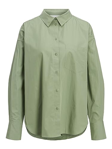 JJXX Damen Jjxx Jxjamie Ls Relaxed Poplin Shirt Noos, Loden Frost, L von JJXX