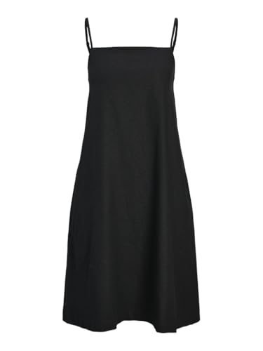 JJXX Damen JXBREEZE Summer SL Short Dress WVN SN Kleid, Black, Medium von JJXX