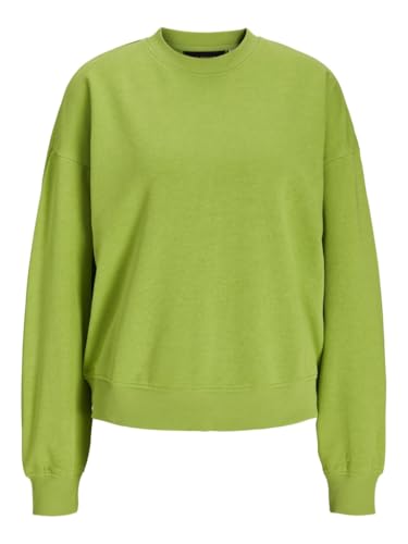 JJXX Damen JXALFA RLX LS Crew SWT SN Sweatshirt, Parrot Green, 32 von JJXX