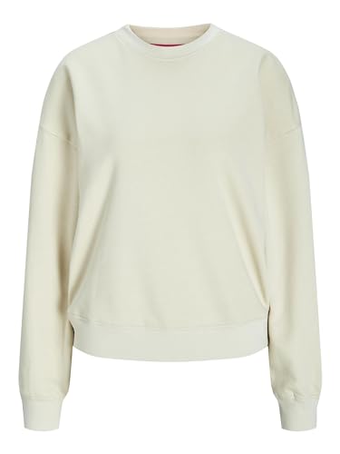 JJXX Damen JXALLY RLX Short LS Crew SWT SN Sweatshirt, Fog, XS von JJXX
