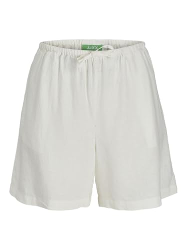 JJXX Damen JXBREEZE Summer HW TIE WVN SN Shorts, Blanc de Blanc, XL von JJXX