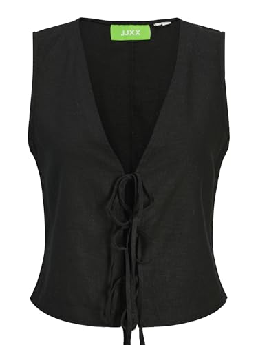 JJXX Damen JXBREEZE Summer SL Vest WVN Top, Black, Small von JJXX