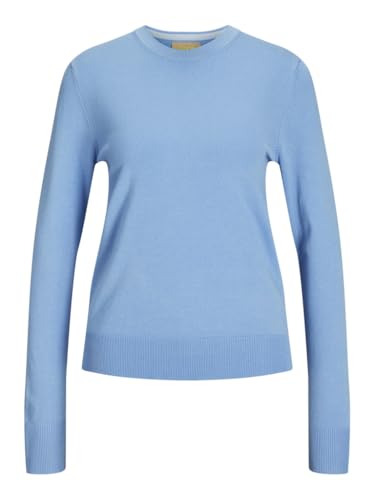 JJXX Damen JXCARA Comfy Crew Neck Knit NOOS Pullover, Little Boy Blue, S von JJXX