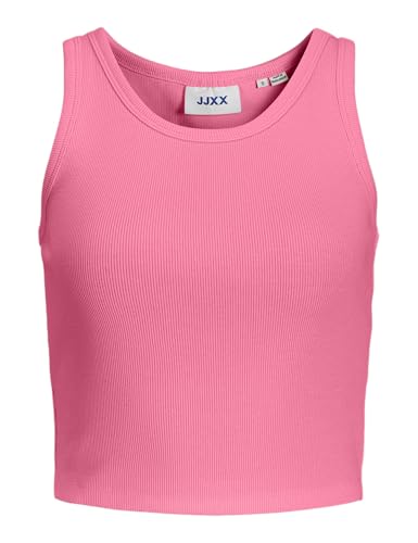 JJXX Damen JXFALLON STR SL Rib JRS NOOS Top, Morning Glory, X-Large von JJXX