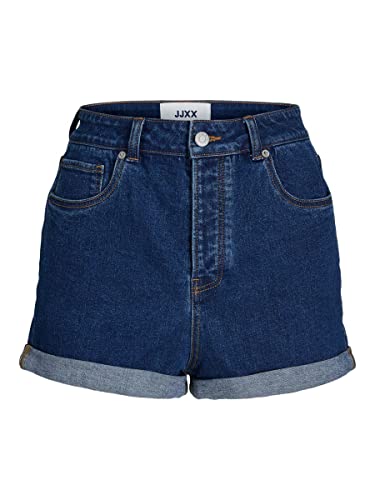 JJXX Damen JXHAZEL Mini HW AKM Shorts, Medium Blue Denim/Detail:AKM2A, M von JJXX