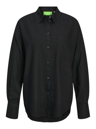 JJXX Damen JXJAMIE Breeze Summer LS Shirt WVN SN Hemd, Black, Small JJXX Damen JXJAMIE Breeze Summer LS Shirt WVN SN Hemd, Black, Small von JJXX