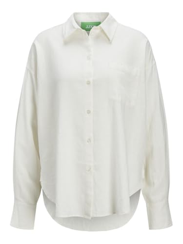 JJXX Damen JXJAMIE Breeze Summer LS Shirt WVN SN Hemd, Blanc de Blanc, Medium von JJXX