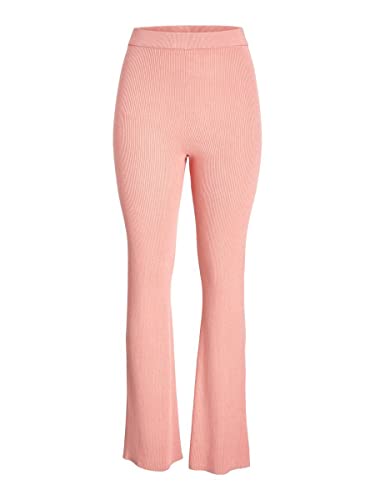 JJXX Damen JXLEIA Ribbed Knit Pants Hose, Coral Haze, L von JJXX