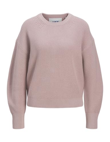 JJXX Damen JXMILA Twist Crew Neck Knit NOOS Strickpullover, Violet Ice,M von JJXX