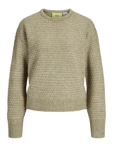 JJXX Damen JXMILLY Structure Crew Neck Knit Strickpullover, Kelp, S von JJXX