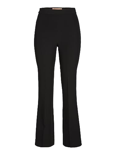 JJXX Damen JXMYNTE Slim Flared HW Pant NOOS Chino Hose, Black, M von JJXX