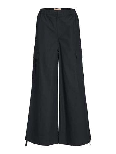 JJXX Damen JXYOKO Cosy Cargo HW Pant NOOS Chino Hose, Black, M von JJXX