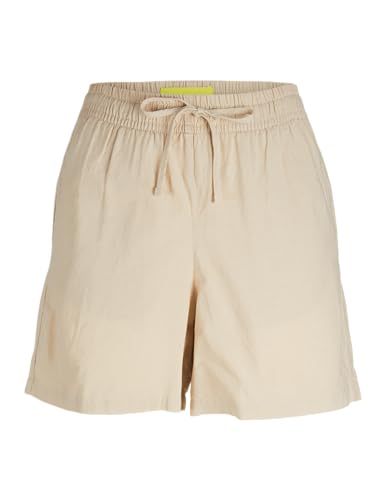 JJXX Damen Jxamy Linen Blend Shorts Wvn Sn, Cement, XS JJXX Damen Jxamy Linen Blend Shorts Wvn Sn, Cement, XS von JJXX