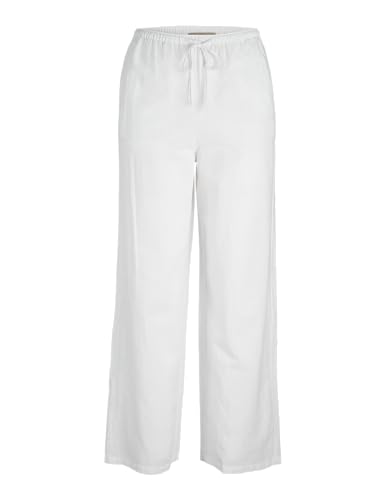 JJXX Damen Jxflora Linen Blend Mw String Pant Sn, Weiß, XL von JJXX