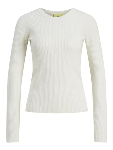 JJXX Damen Jxjodi Tight Crew Neck Knit, Cloud Dancer, L von JJXX