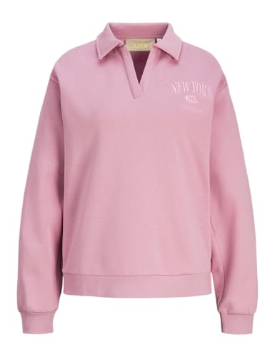 JJXX Damen Jxpallas RLX Ls Vneck Sweat SWT Sweatshirt, Moonlite Mauve, XS von JJXX