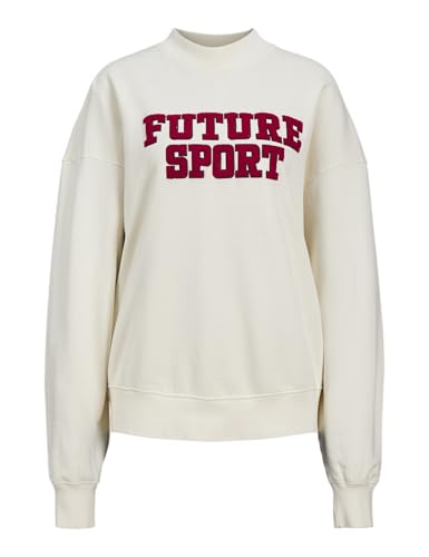 JJXX Damen Jxriri Loose Ls Crew Sweat SWT Sweatshirt, Vanilla Ice, 32 von JJXX