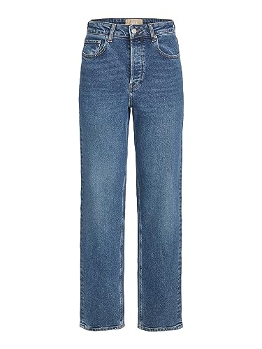 JJXX Damen Jxseville Loose Mw C5037 DNM Jeanshose, Medium Blue Denim, 27W / 32L EU von JJXX