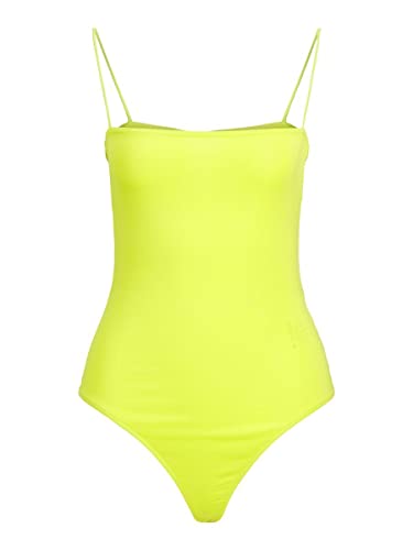 JJXX Women's JXIVY Tight Singlet Dream Body, Lime Punch/Print:Tonal Print, XL von JJXX