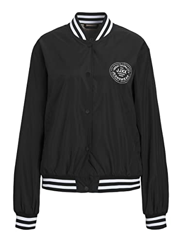 JJXX Damen Jjxx Jxash College Bomber Jacket, Schwarz, M von JJXX