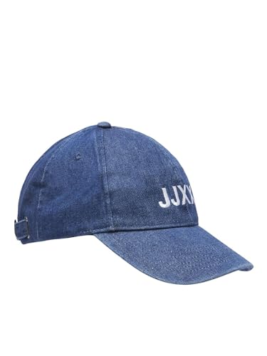 JJXX Women's JXBASIC Baseball Cap NOOS Baseballkappe, Dark Blue Denim/Detail:/Big Logo on Front, One Size von JACK & JONES