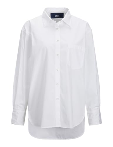JJXX Damen Jjxx Jxjamie Relaxed Poplin Shirt Noos Bluse, Weiß, S EU von JJXX