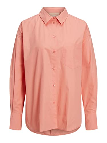 JJXX Women's JXJAMIE LS Relaxed POPLIN Shirt NOOS Hemdbluse, Coral Haze, S JJXX Women's JXJAMIE LS Relaxed POPLIN Shirt NOOS Hemdbluse, Coral Haze, S von JJXX