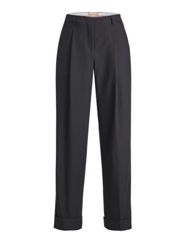 JJXX Damen Jxmary Pleat Fu Mw Pant TLR Noos, Schwarz, 30W / 34L EU von JJXX