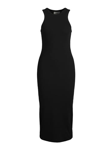 JACK & JONES Damen Jjxx Jxforest Sl Rib Dress Kleid, Schwarz, L EU von JJXX