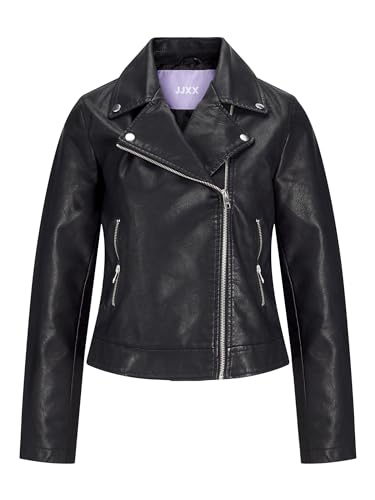 JJXX Damen Jjxx Jxgail Faux Leather Biker Jacket Noos Kunstlederjacke, Schwarz, M EU von JJXX
