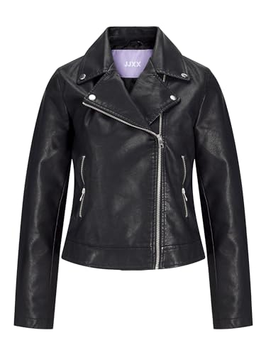 JJXX Damen Jjxx Jxgail Faux Leather Biker Jacket Noos Kunstlederjacke, Schwarz, M EU von JACK & JONES