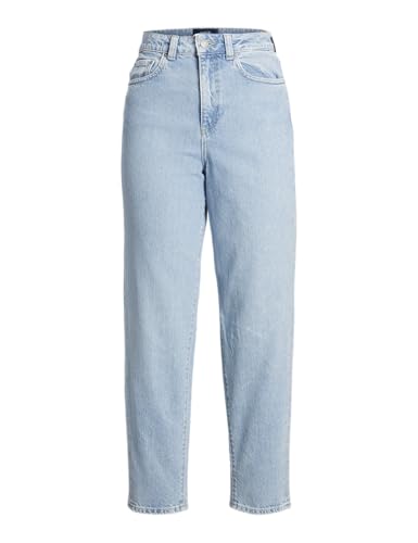 JJXX Women's JXLISBON MOM HW RR4010 NOOS Hose, Light Blue Denim, 27/30 von JJXX