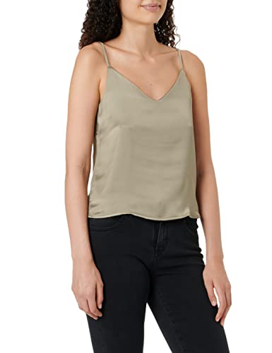 JJXX Women's JXMALIA Satin NOOS Top, Brindle, L von JJXX