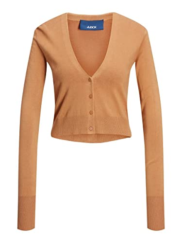 JJXX Women's JXISABEL LS Soft Cropped Knit Cardigan, Sandstorm, XL von JJXX