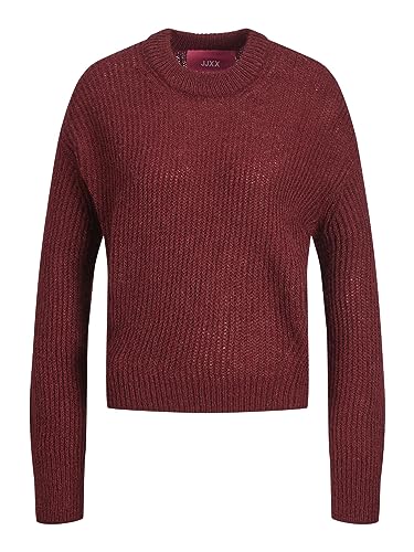 JJXX Damen Jxember dunagtig crew hals strik noos Strickpullover, Cabernet, M EU von JACK & JONES