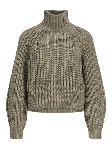 JJXX Damen Jxkelvy Chunky High Neck Knit Sn Strickpullover, Morel, XS EU von JACK & JONES