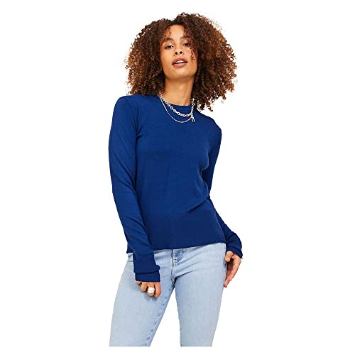 JJXX Women's JXLARA LS Soft Crew Neck Knit NOOS Pullover, Sodalite Blue, XS von JJXX