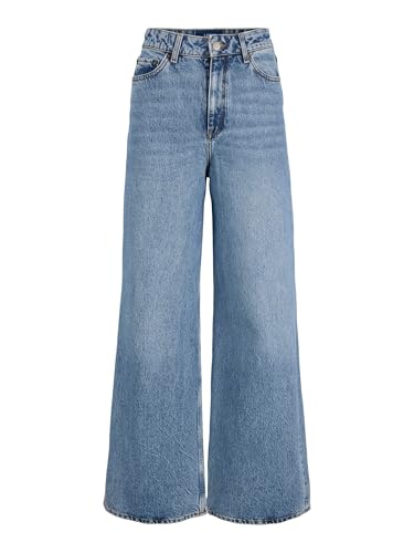 JJXX Damen JXTOKYO Wide HW CR6013 LN Jeanshose, Light Blue Denim, 30W / 32L von JJXX