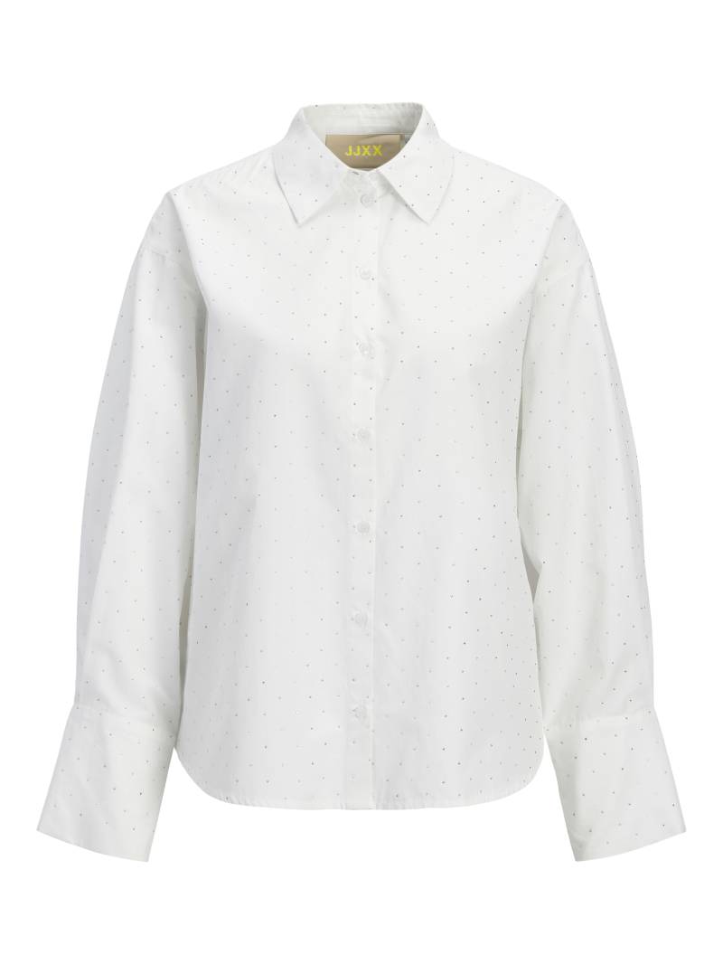 JJXX - JXBELLA RLX SHINE LS SHIRT WVN blanc de blanc - Gr. - M von JJXX