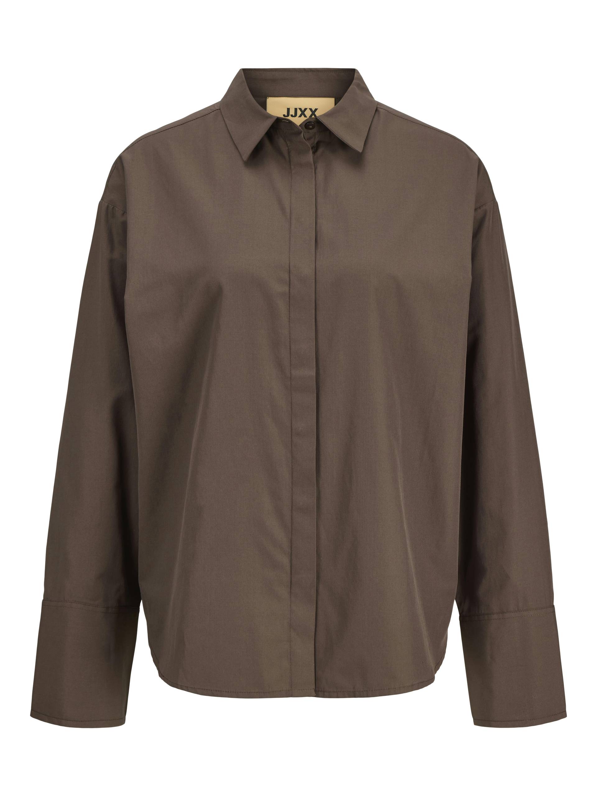 JJXX - JXCARO POPLIN LS RLX SHIRT WVN NOOS bracken - Gr. - L von JJXX