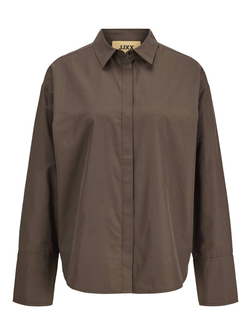 JJXX - JXCARO POPLIN LS RLX SHIRT WVN NOOS bracken - Gr. - XS von JJXX