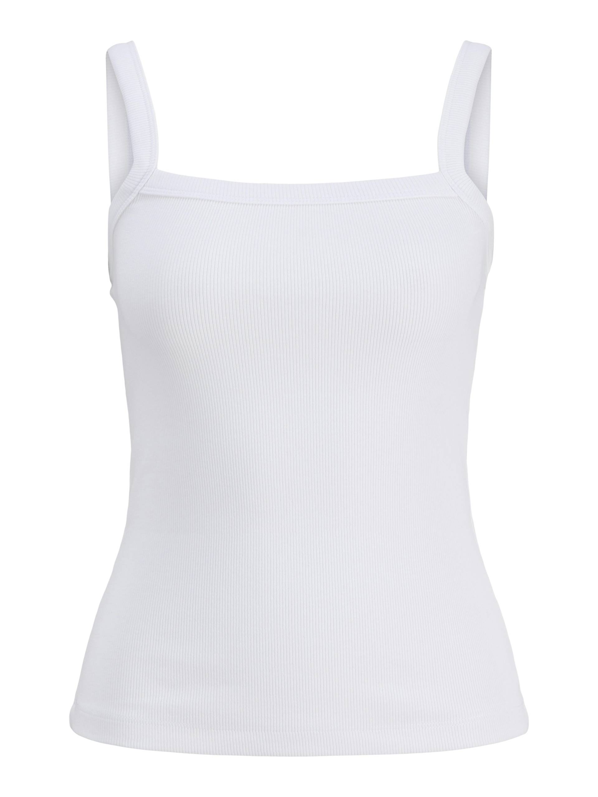 JJXX - JXFIFI STR SL RIB TOP JRS SN bright white - Gr. - L von JJXX