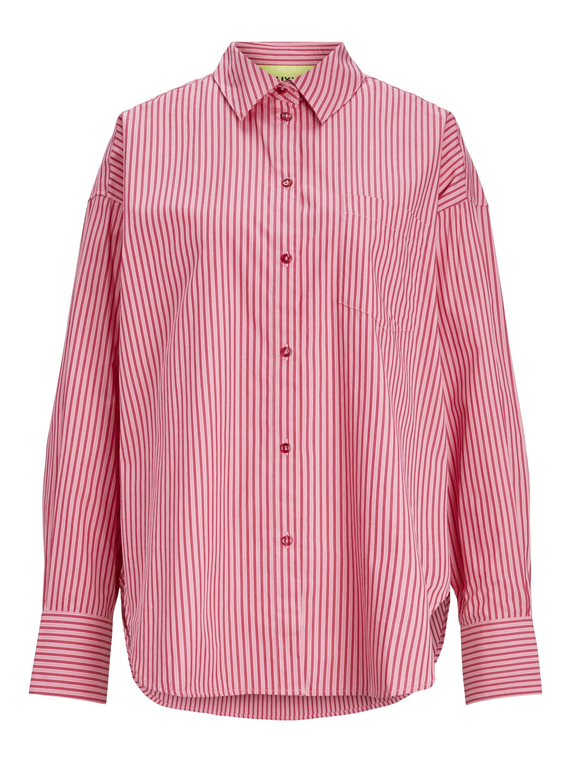 JJXX - JXJAMIE LS RELAXED POPLIN SHIRT WVN NOOS cerise - Gr. - XL von JJXX