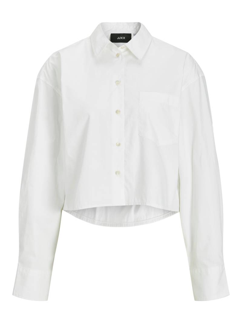 JJXX - JXJAMIE LS SHORT POPLIN SHIRT WVN NOOS white - Gr. - M von JJXX