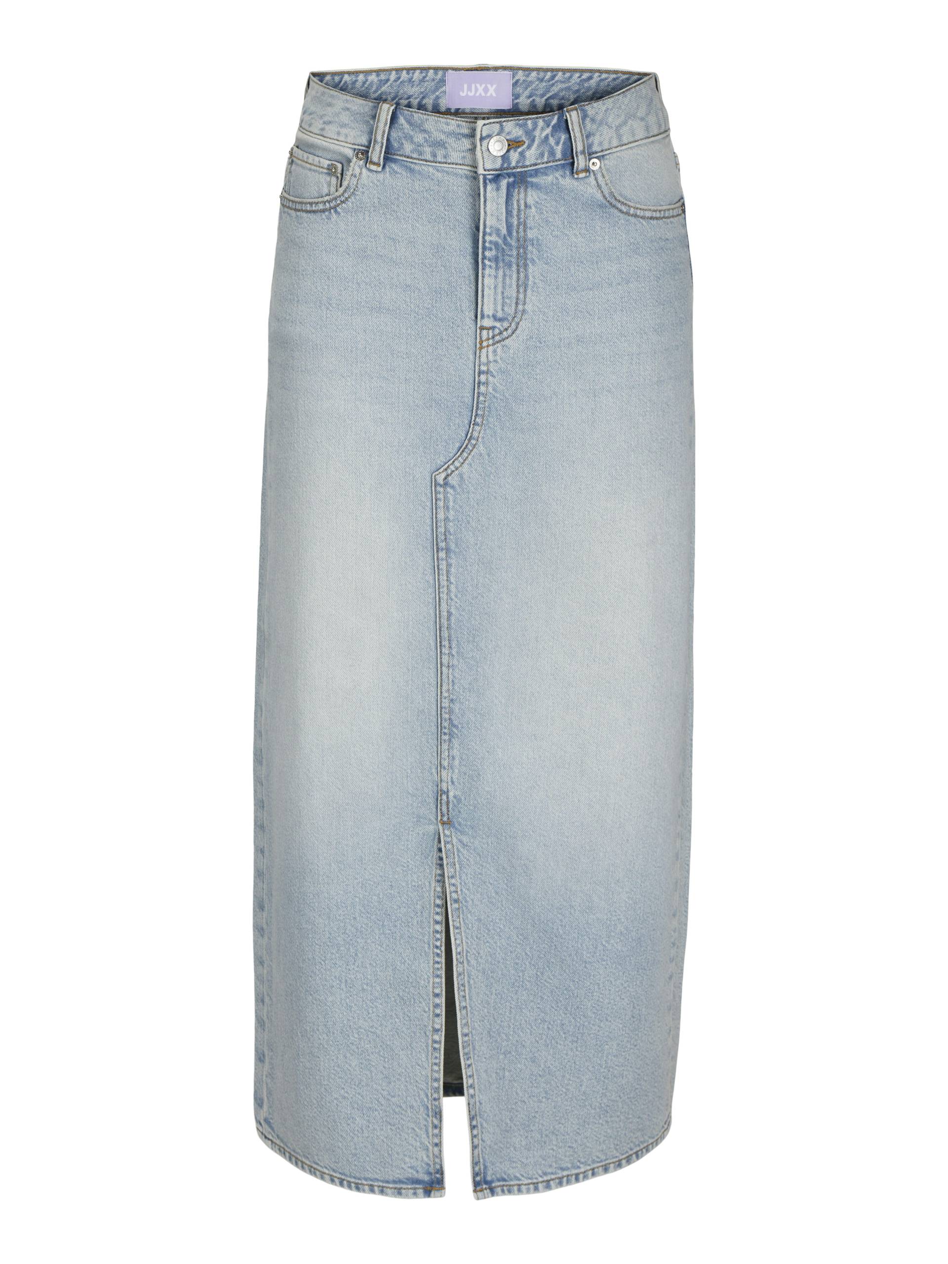 JJXX - JXLAURA HW LONG DENIM SKIRT DNM light blue denim - Gr. - XS von JJXX