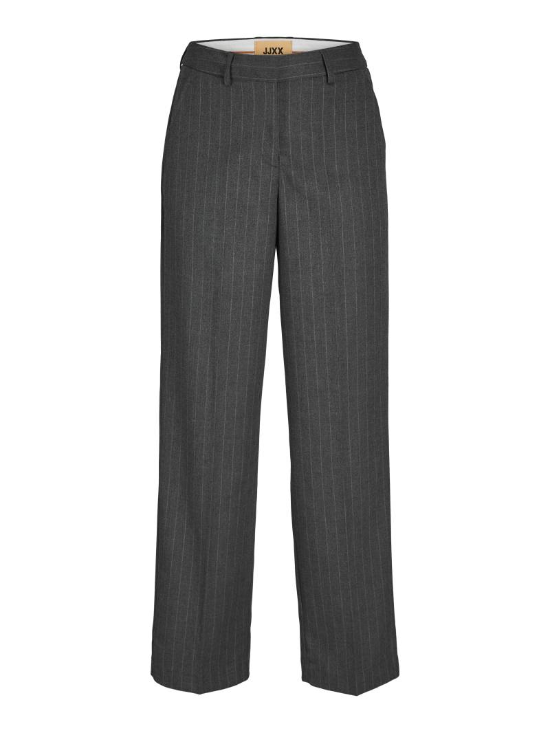 JJXX - JXLOLA MARY BRUSHED HW PANT TLR dark grey melange - Gr. - XL von JJXX