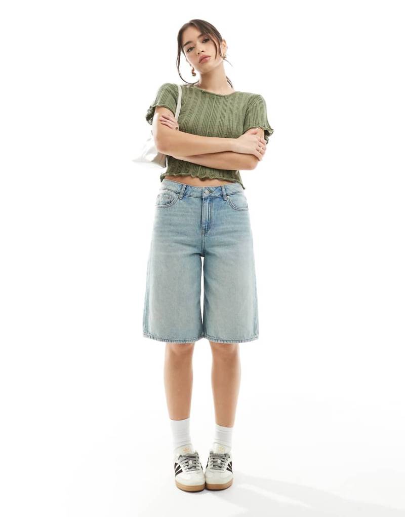 JJXX - Jeans-Jorts in Vintage-Blau von JJXX