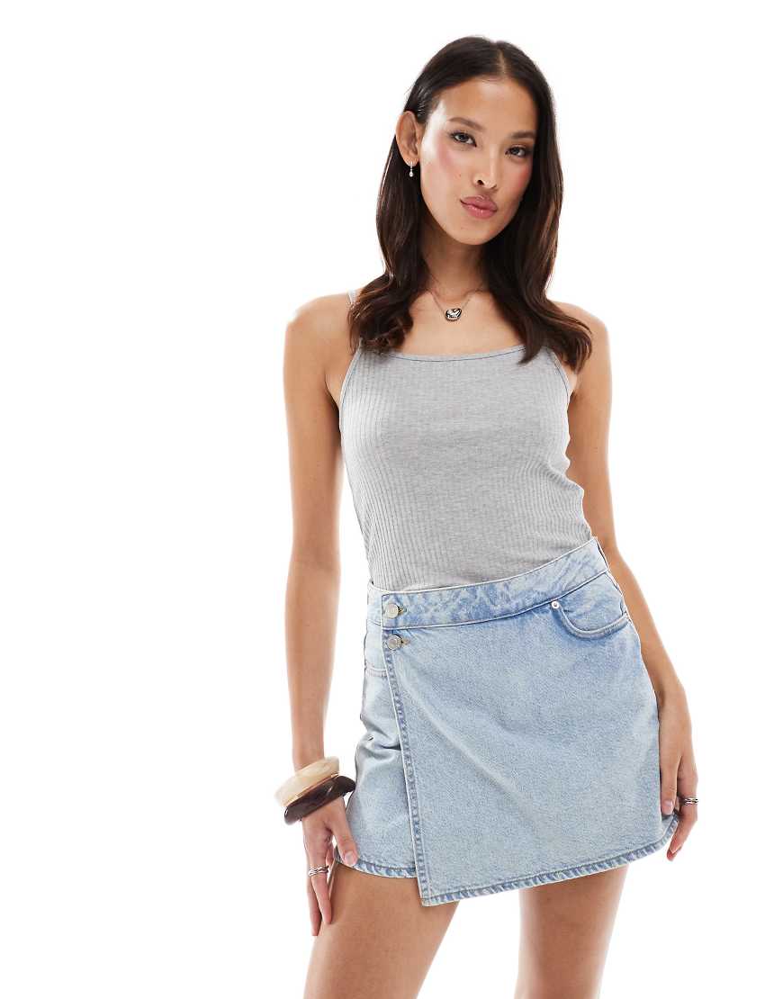 JJXX - Jeansskort in verwaschenem Hellblau von JJXX