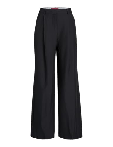 JJXX Damen Jxellis Wide Hw Pant PNT Hose, Schwarz, M / 32L EU von JJXX